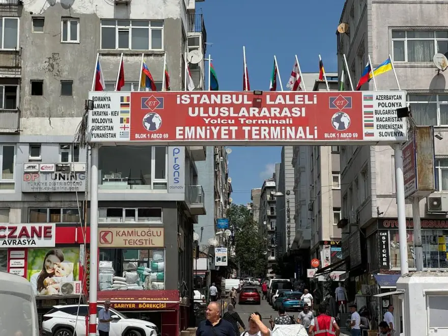 İstanbul’daki Uluslararası Emniyet Otogarı’nda yıkım 