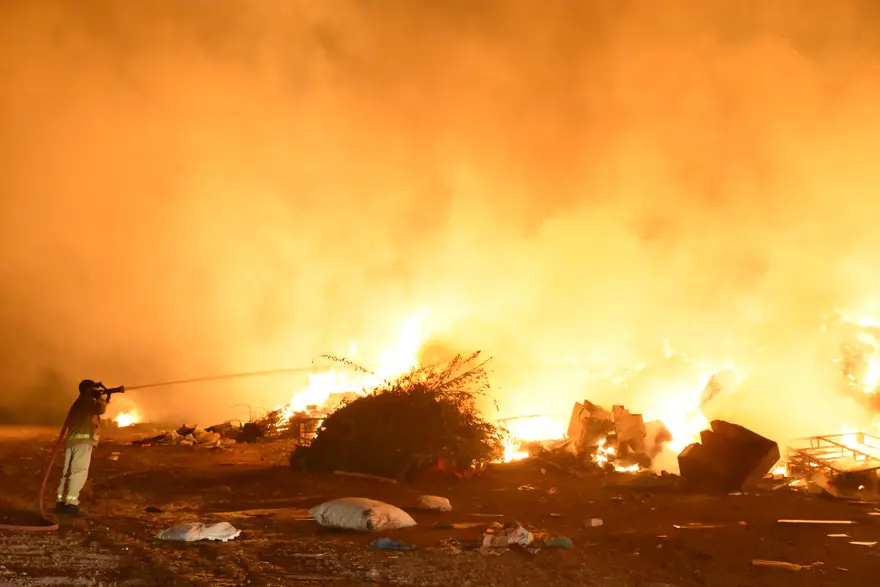 Bodrum’da korkutan yangın 1
