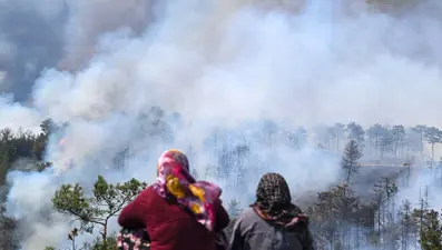 Bursa'da yangınlar söndü, kirliliği 1 ay daha sürecek