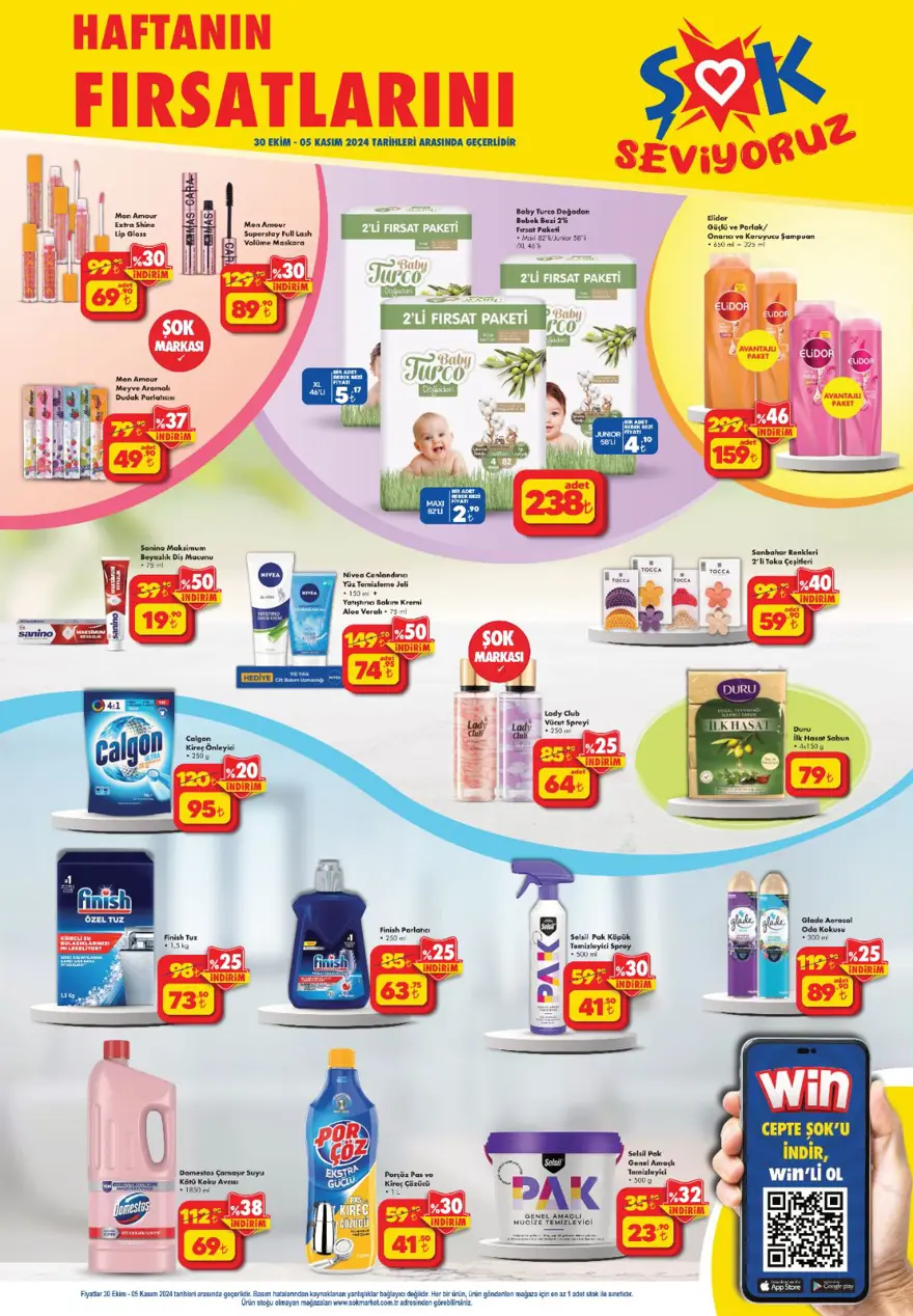 ŞOK aktüel indirimleri 30 Ekim-5 Kasım 2024: ŞOK markette bu haftaya özel yeni indirimli ürünler 3