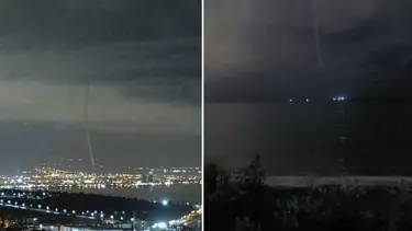 Akdeniz'de tedirgin eden hortum