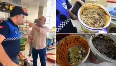 Zabıtaya "Seni vururum" demişti, marketinden çıkanlar mide bulandırdı