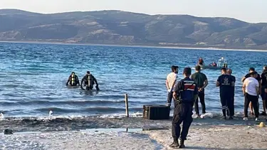 Yasak bölgeden Salda Gölü’ne giren kız çocuğu hayatını kaybetti