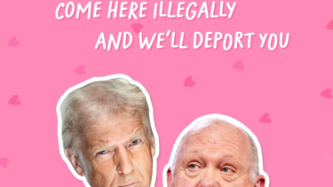 Beyaz Saray'dan tartışmalı Sevgililer Günü mesajı: "Kaçak gelirseniz, sınır dışı ederiz sizi"