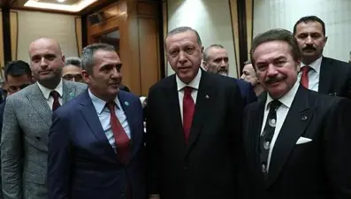 Beştepe'de yeni sistem töreni (İş, sanat ve spor dünyasından çok sayıda isim yer aldı)