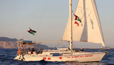 Sumud Filosu'ndaki 14 Türk, ülkeye dönmek üzere Ürdün'e geçti