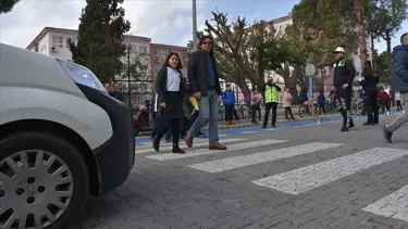 Trafikte yaya önceliği kuralını ihlal edenlere ceza yağdı