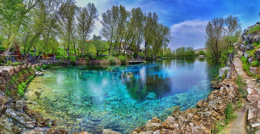 Sivas'ın "doğal akvaryumu" Gökpınar Gölü turizme kazandırılıyor