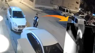 Çaldığı güvenlik kamerasına yakalandı