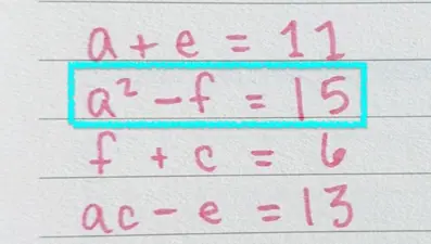 9 yaşında bir çocuk tarafından yazılan bu denklemi çözebilir misiniz?