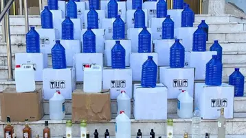 Denizli'de 642 litre kaçak alkol yakalandı