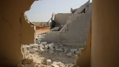 Afrin'deki briket evlere roketli saldırı: 3 sivil yaralandı