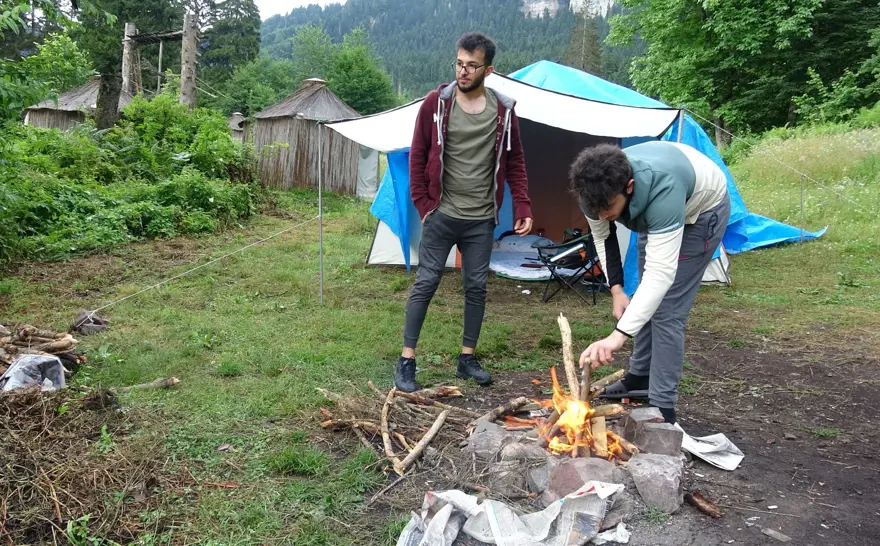 Türk oba kültürünün yaşatıldığı kamp alanına turist ilgisi 5