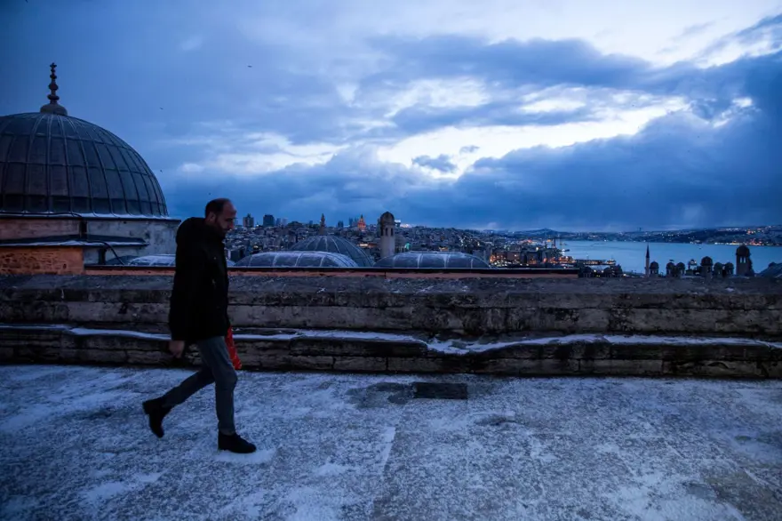 İstanbul'dan kar fotoğrafları 15