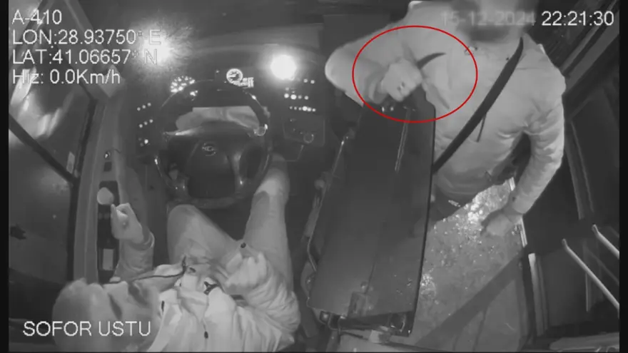 İETT şoförüne bıçak çeken şüpheli tutuklandı 1