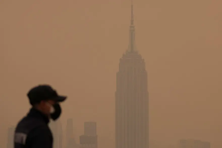Kanada'daki orman yangınları ABD'yi teslim aldı: New York hayalet şehre döndü 3