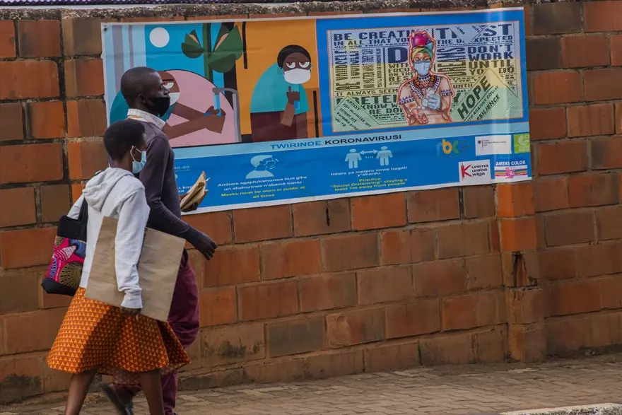 Covid 19'a grafitili farkındalık 9