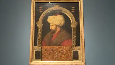 Fatih Sultan Mehmet'i tasvir eden eserler Londra'da sergileniyor