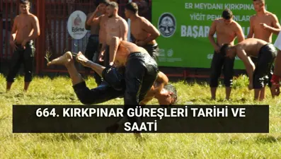 Kırkpınar için Er Meydanı hazır!  664. Kırkpınar Yağlı Güreşleri ödülü ne kadar? 2025 Kırkpınar Güreşleri hangi kanalda?