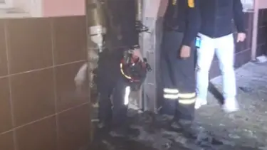 Şarjda bırakılan elektrikli bisiklet patladı