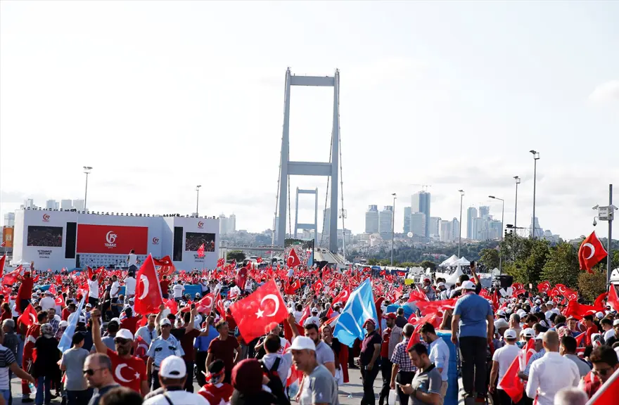 Köprüde Milli Birlik Yürüyüşü 27 Köprüde Milli Birlik Yürüyüşü 27