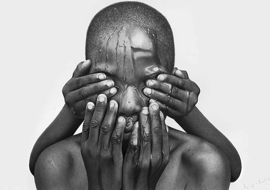 Nijeryalı sanatçının gerçeküstü resimleri 