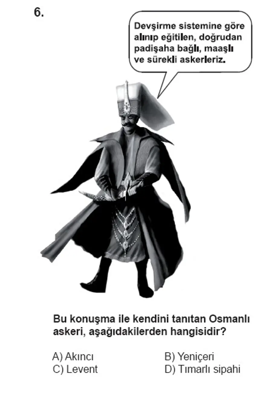 SBS 7. Sınıf Sosyal Bilimler Soruları 5