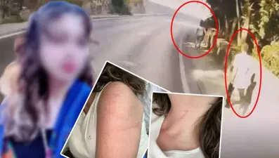 Boğazına bıçak dayadı, otluk alanda genç kadına dehşeti yaşattı