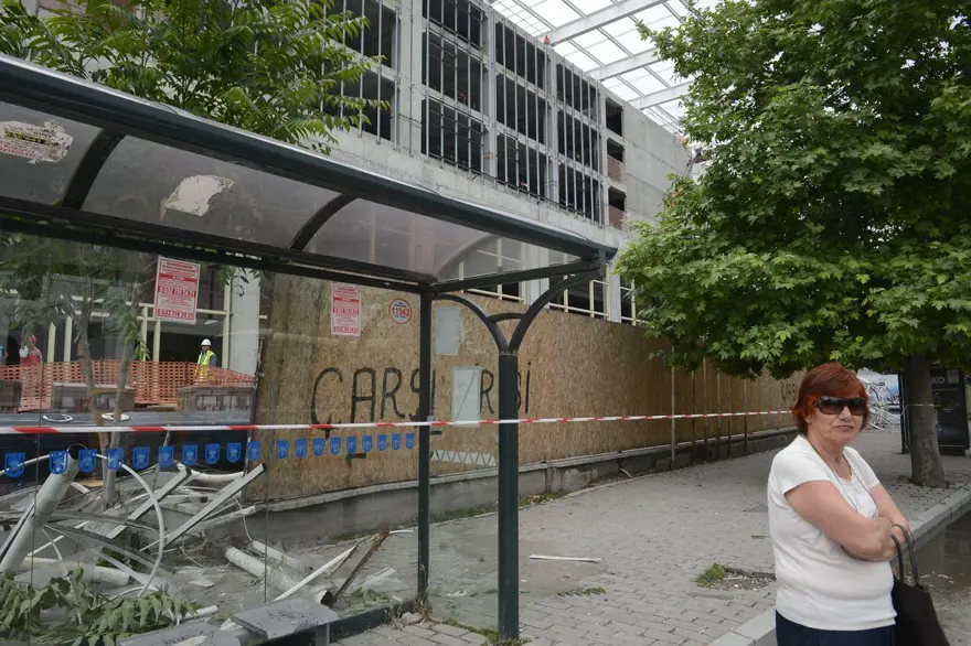 YHT Garaj inşaatında kaza 10