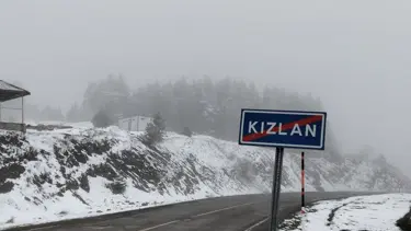 Samsun'da yüksek kesimler beyaza büründü