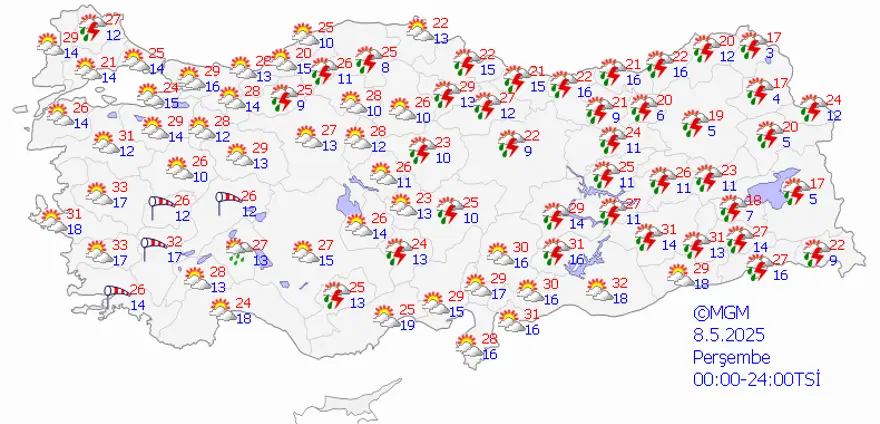 8 MAYIS PERŞEMBE HAVA DURUMU 3 8 MAYIS PERŞEMBE HAVA DURUMU 3