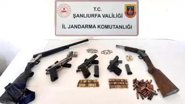 Şanlıurfa'da ruhsatsız silah operasyonunda tutuklama