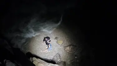 Sahilde mahsur kalan Rus uyruklu adam için kurtarma operasyonu