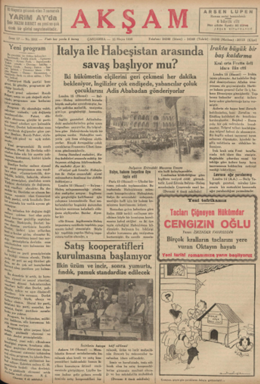 Tarihte bugünün gazete manşetleri (15 Mayıs) 9