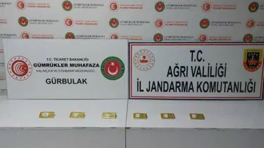 Ağrı'da 11 milyon lira değerinde altın ele geçirildi