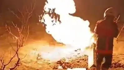 Mersin’de sondaj sırasında yanıcı gaz çıktı