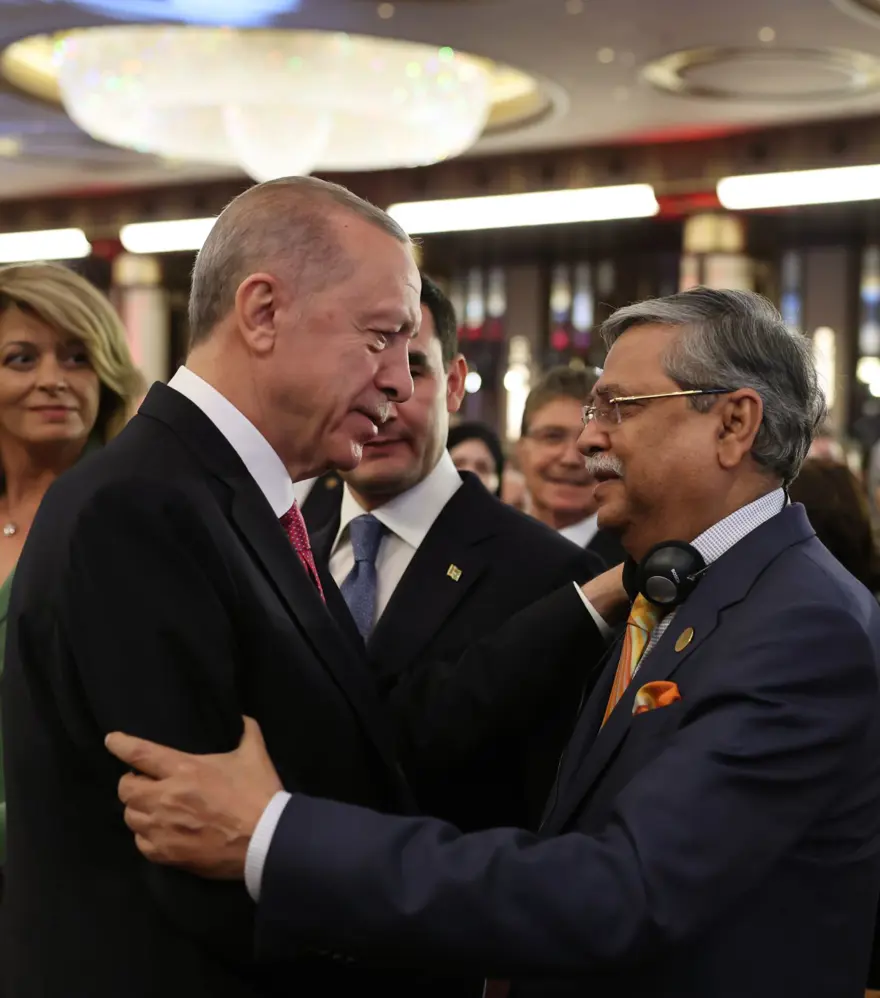 Cumhurbaşkanı Erdoğan için Beştepe'de tören 25