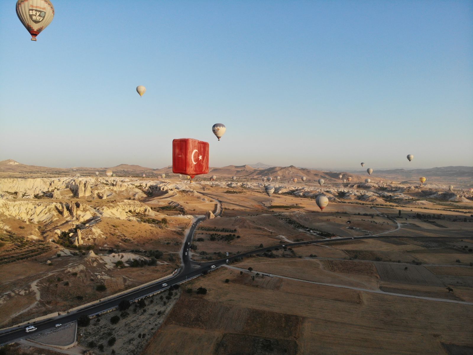 Kapadokya'da balonlar 30 Ağustos için havalandı