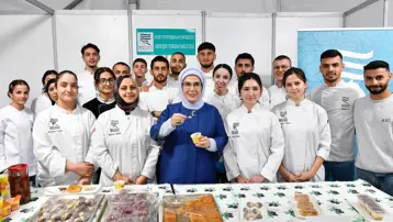 Emine Erdoğan, 5. Rize Gastronomi Günleri etkinliklerine katıldı