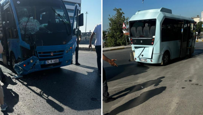 Pendik'te minibüs kazası: Yaralılar var