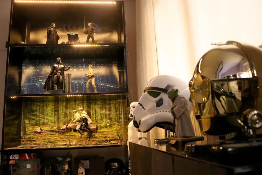 Evini Star Wars müzesine çevirdi 14