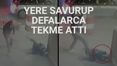 Kadını restoran çıkışında dövdü, araya girenlere de saldırdı