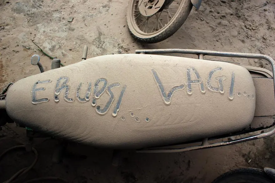 Sinabung binlerce kişiyi evinden etti 25