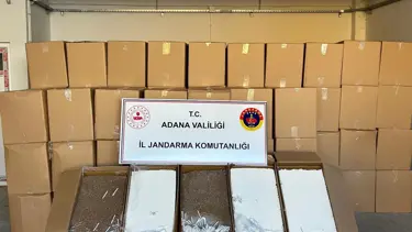 Adana'da 5 milyon makaron ele geçirildi