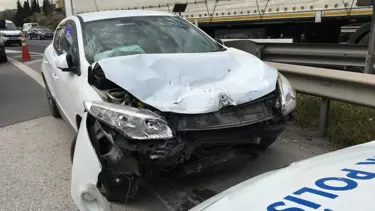 TEM bağlantı yolunda zincirleme kaza: 6 yaralı