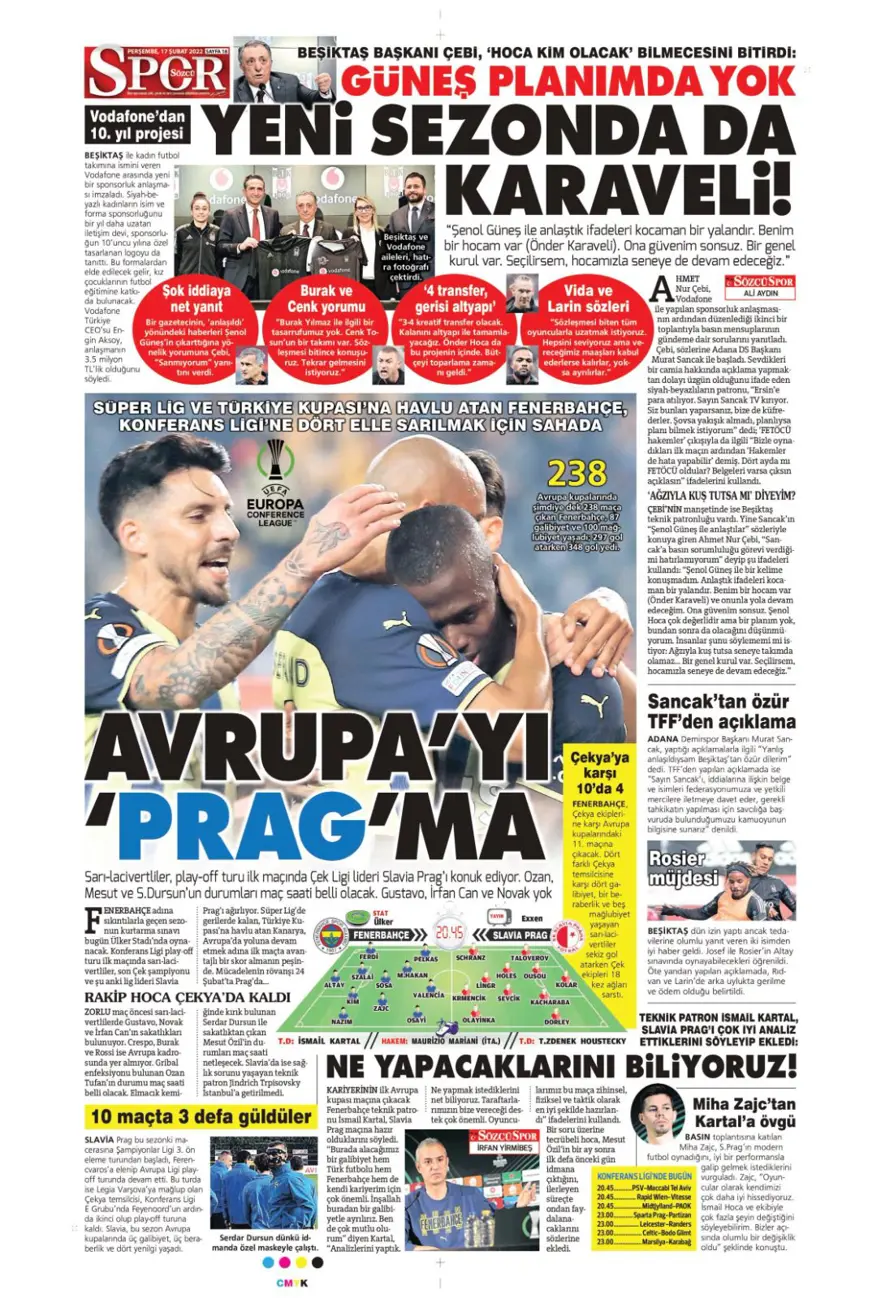 Günün spor manşetleri (17 Şubat 2022) 10