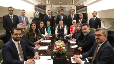 Cumhurbaşkanı Erdoğan, uçakta soruları yanıtladı