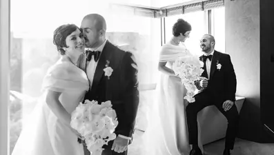 Ezgi Mola ile Mustafa Aksakallı'nın nikahından yeni kareler