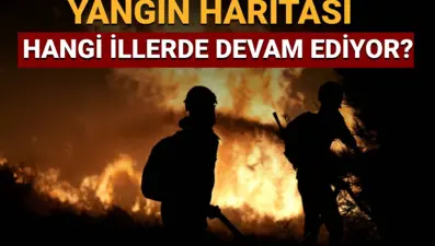 Türkiye yangın haritası 3 Temmuz: Hangi illerde yangın devam ediyor?