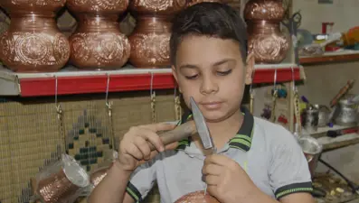 Yaşı küçük ama ustalığı büyük